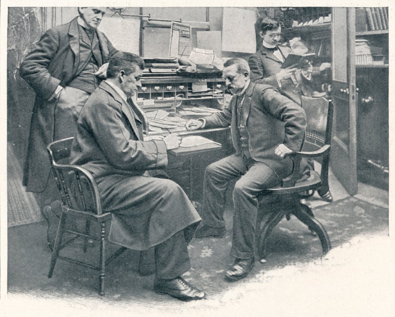 V kanceláři zástupce generálního konzula na Americkém konzulátu, Londýn, c1903 1903 od Unbekannt