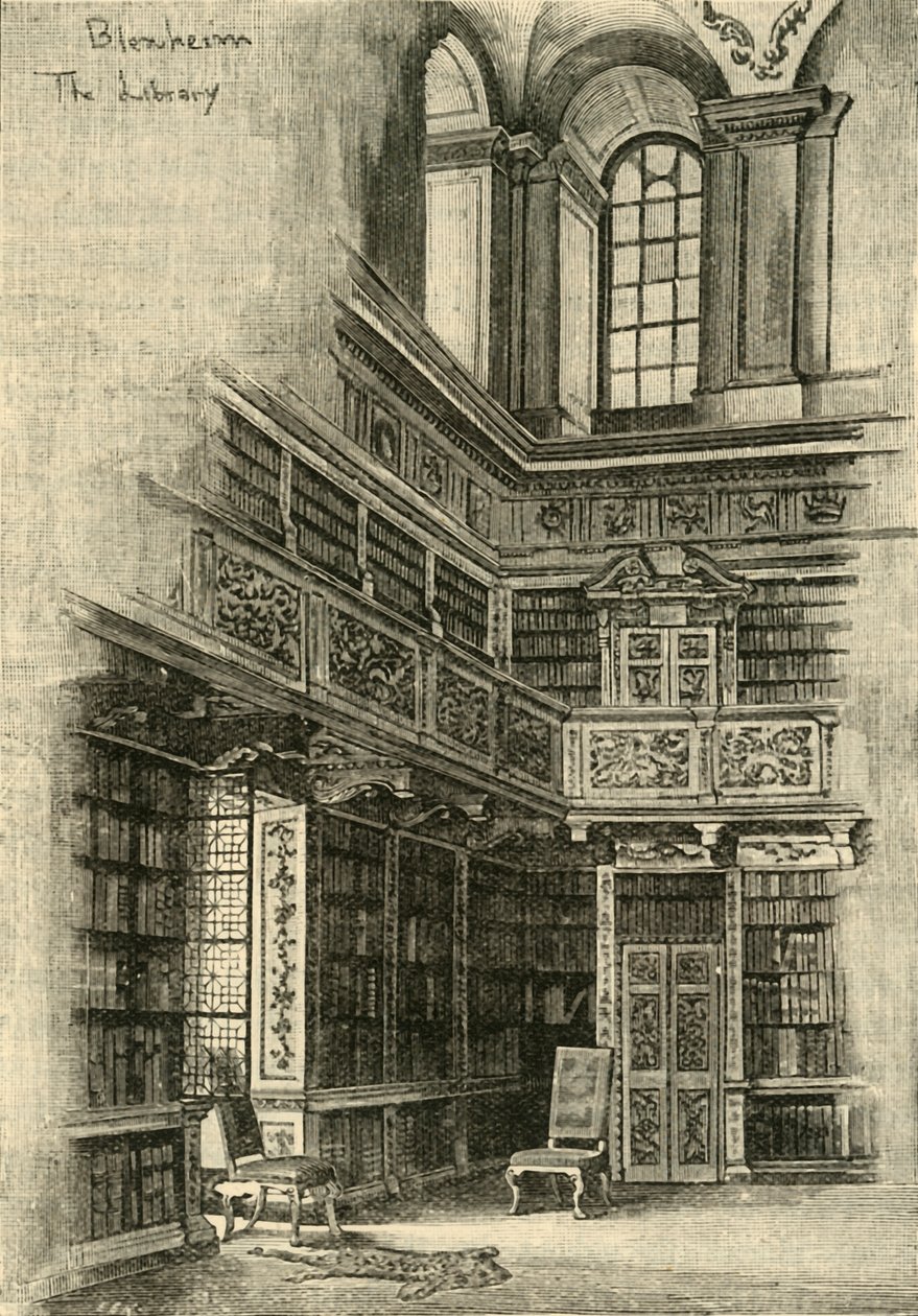 V knihovně 1870, 1898. od Unbekannt