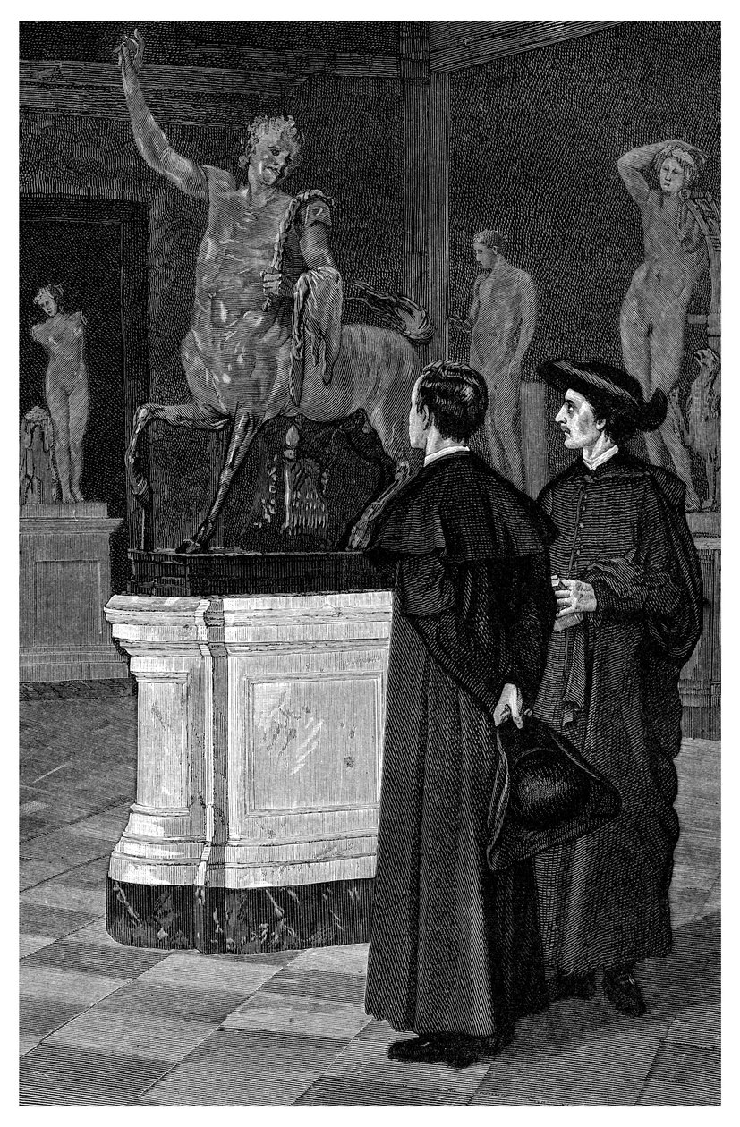 V galerii soch, 1882 od Unbekannt