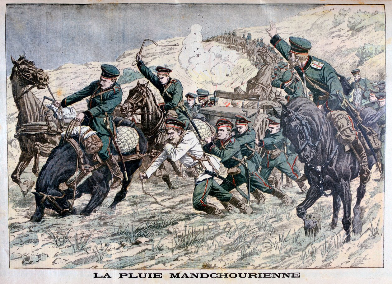 V bahně Mandžuska, rusko-japonská válka, 1904 od Unbekannt