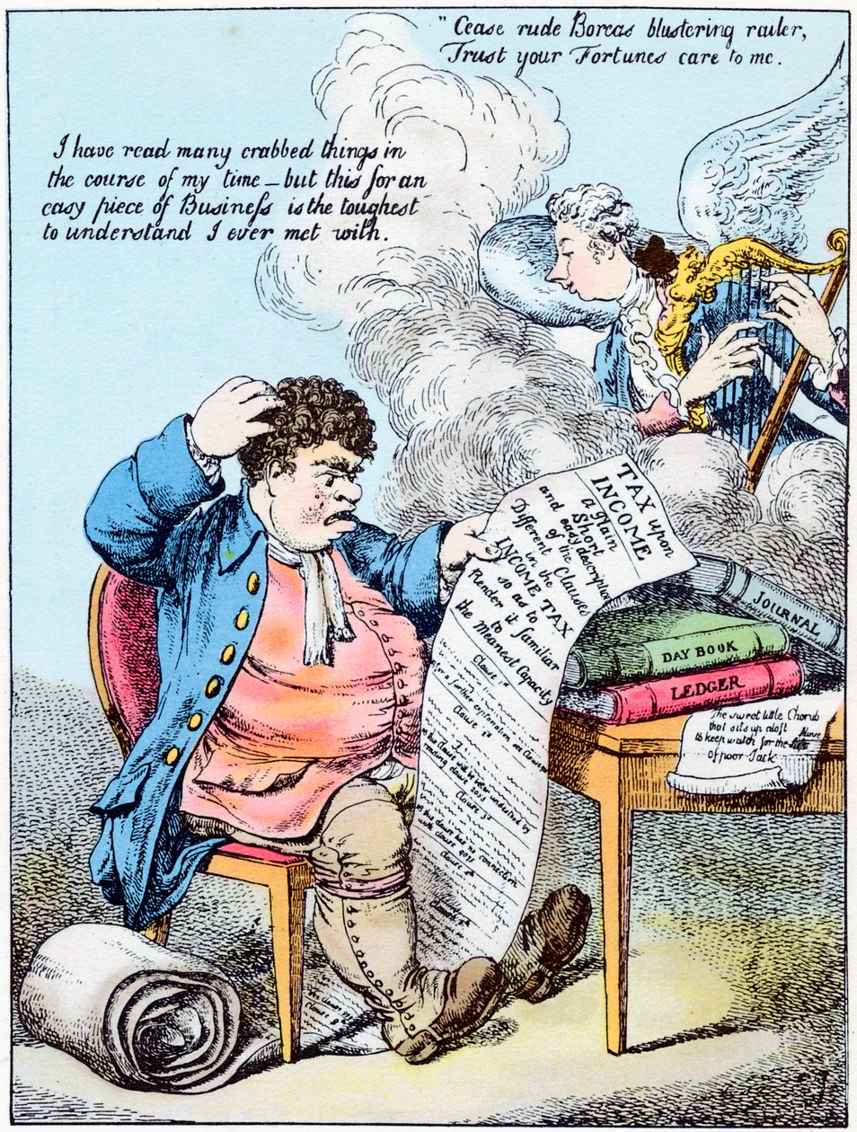Daň z příjmu, 1798 od Unbekannt