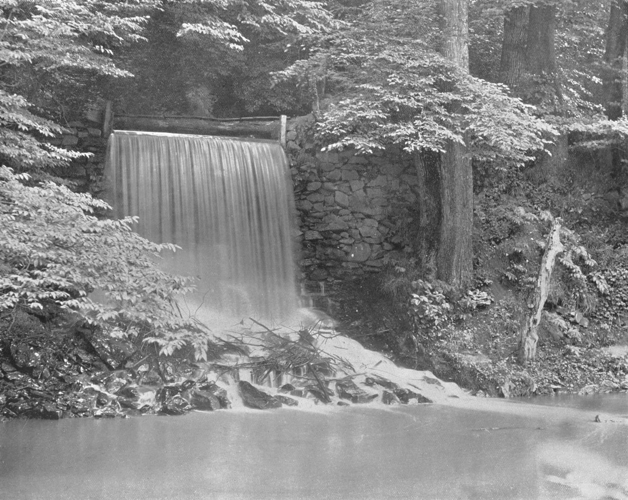 Independence Falls, na Darby Creek, poblíž Philadelphie, USA, c1900. od Unbekannt