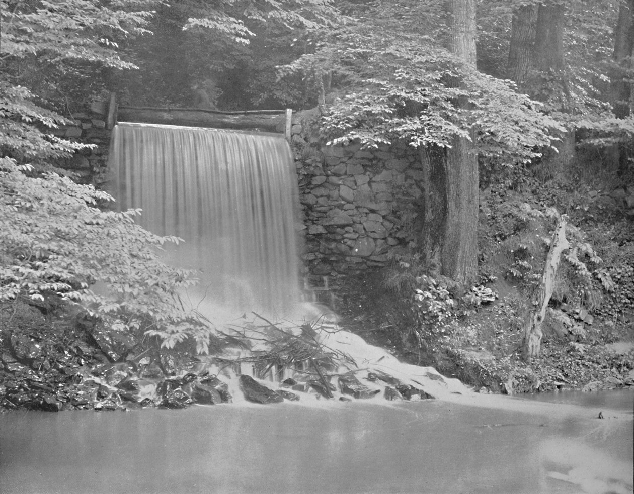Independence Falls, na Darby Creek, poblíž Philadelphie, c1897. od Unbekannt