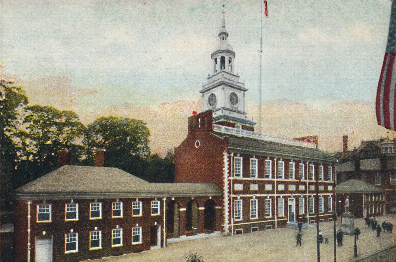 Independence Hall, Philadelphia, Pennsylvania, USA, c1910. od Unbekannt