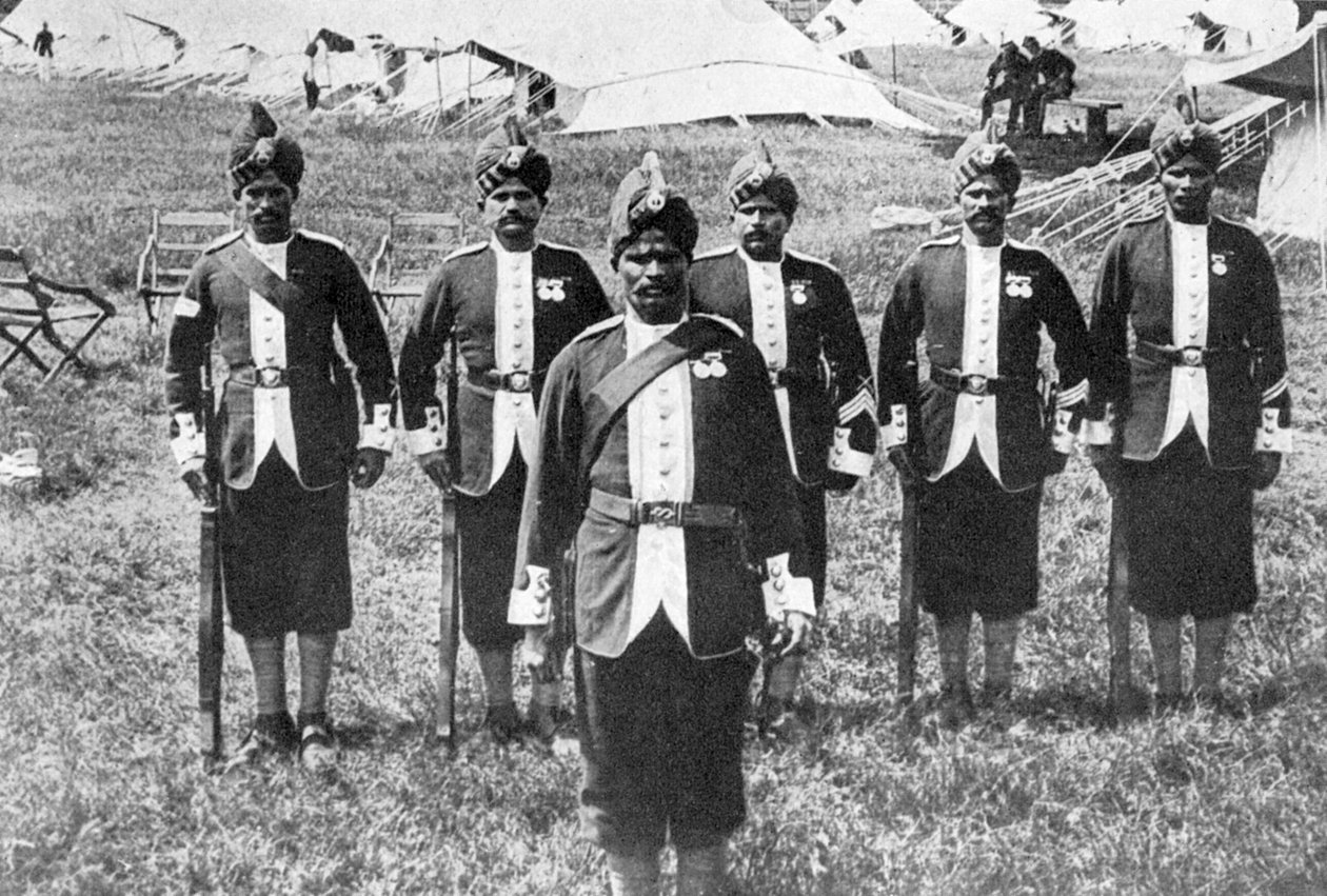 Indické jednotky na frontě, první světová válka, 1914-1918, c1920 od Unbekannt