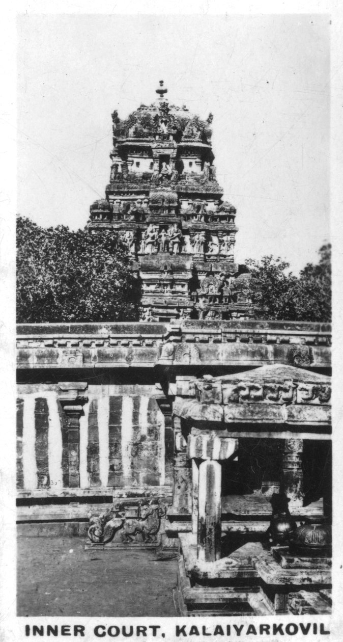 Vnitřní dvůr, Kalaiyarkovil, Indie, c1925 od Unbekannt