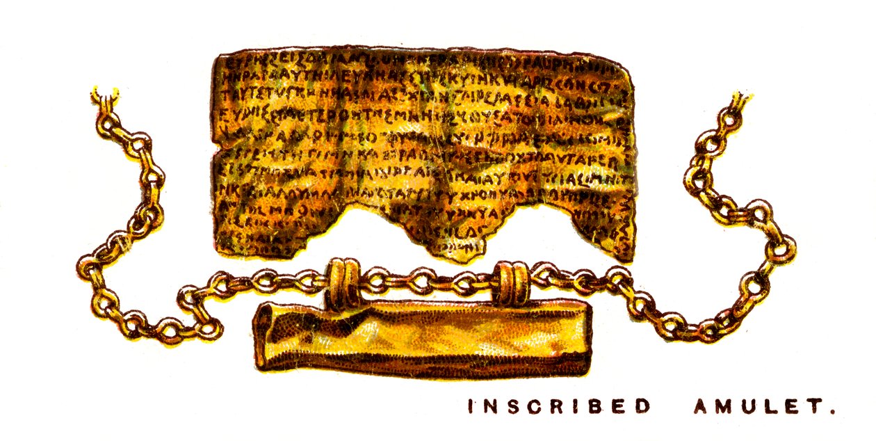 Vepsaný amulet, 1923 od Unbekannt