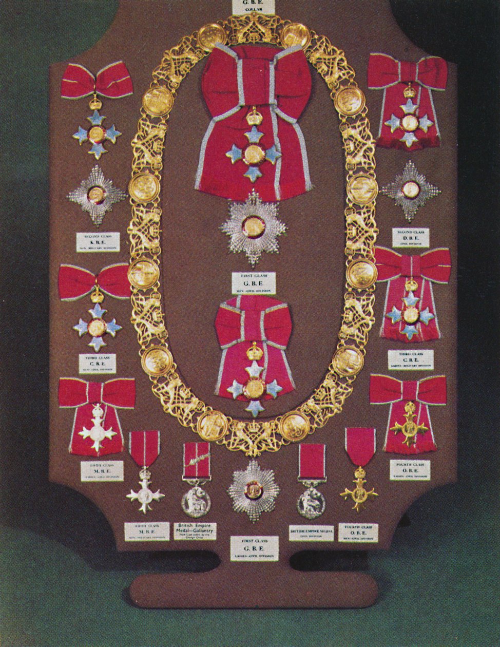 Insignie Řádu britského impéria, 1953 od Unbekannt