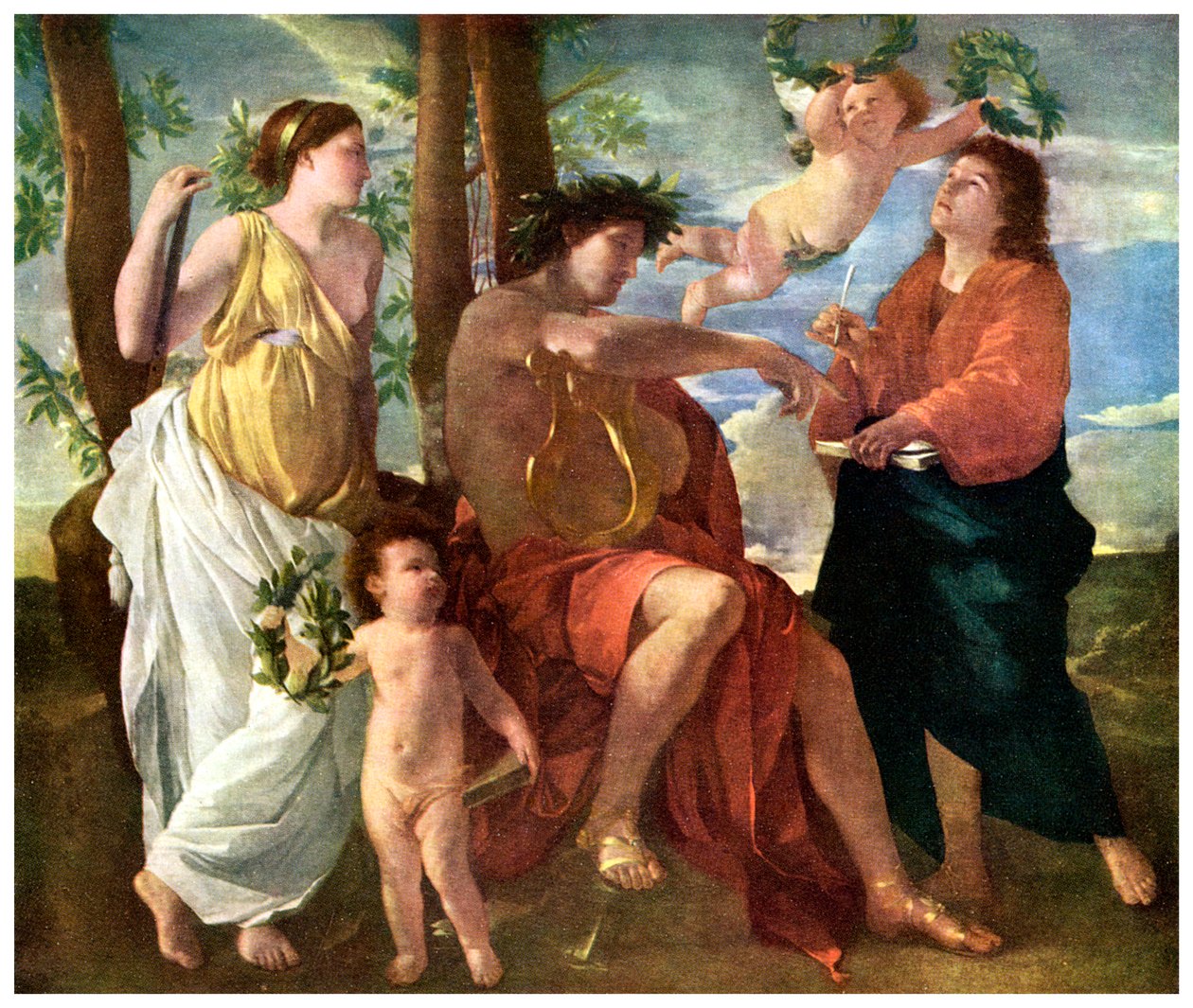 Inspirace: The Inspiration of the Poet, c1630 1956 od Unbekannt