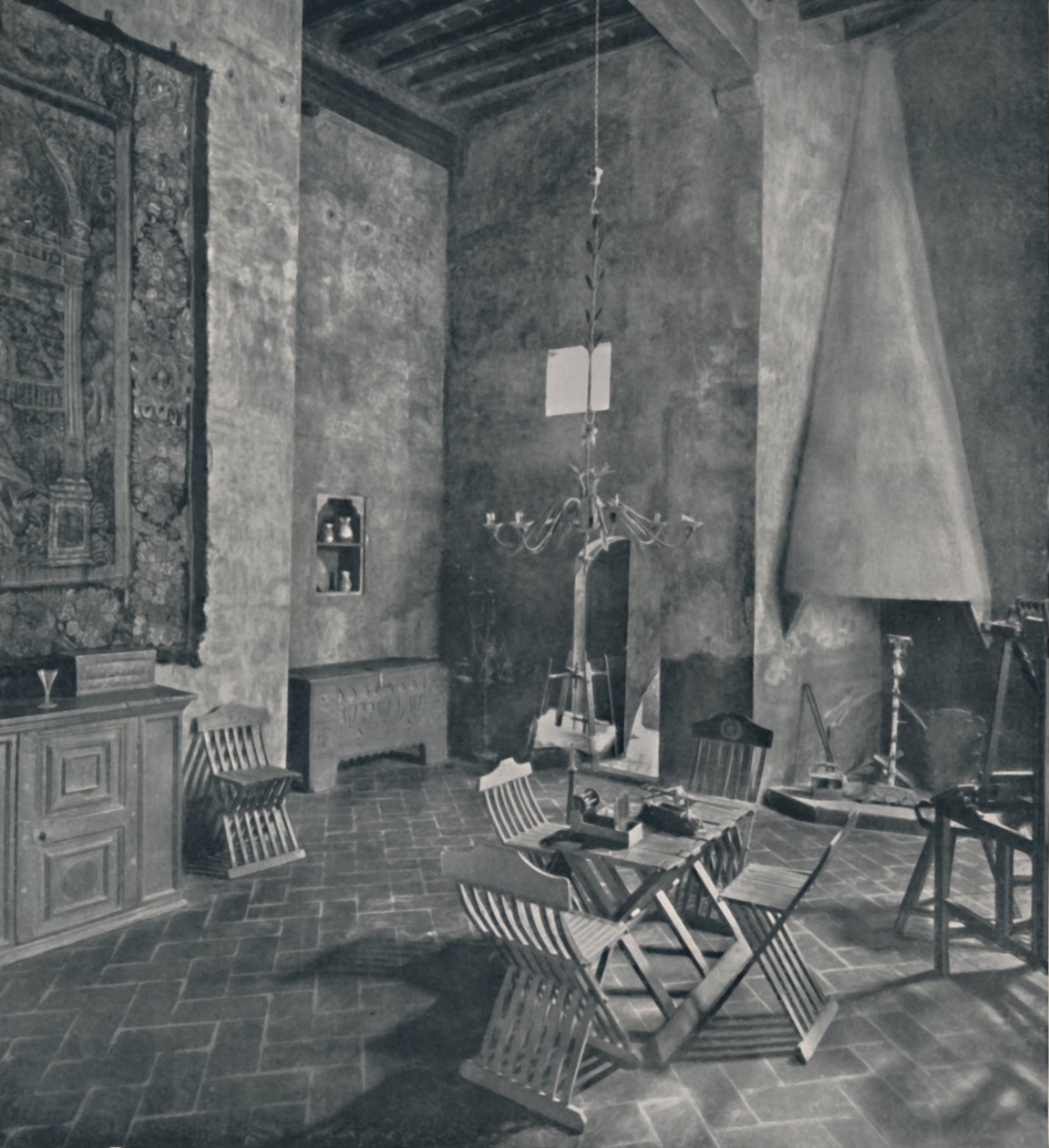 Interiér, Palazzo Davanzati, 1928 od Unbekannt