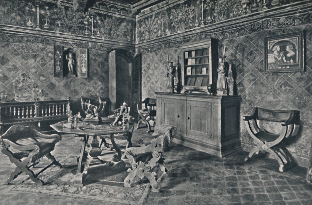 Interiér, Palazzo Davanzati, 1928 od Unbekannt