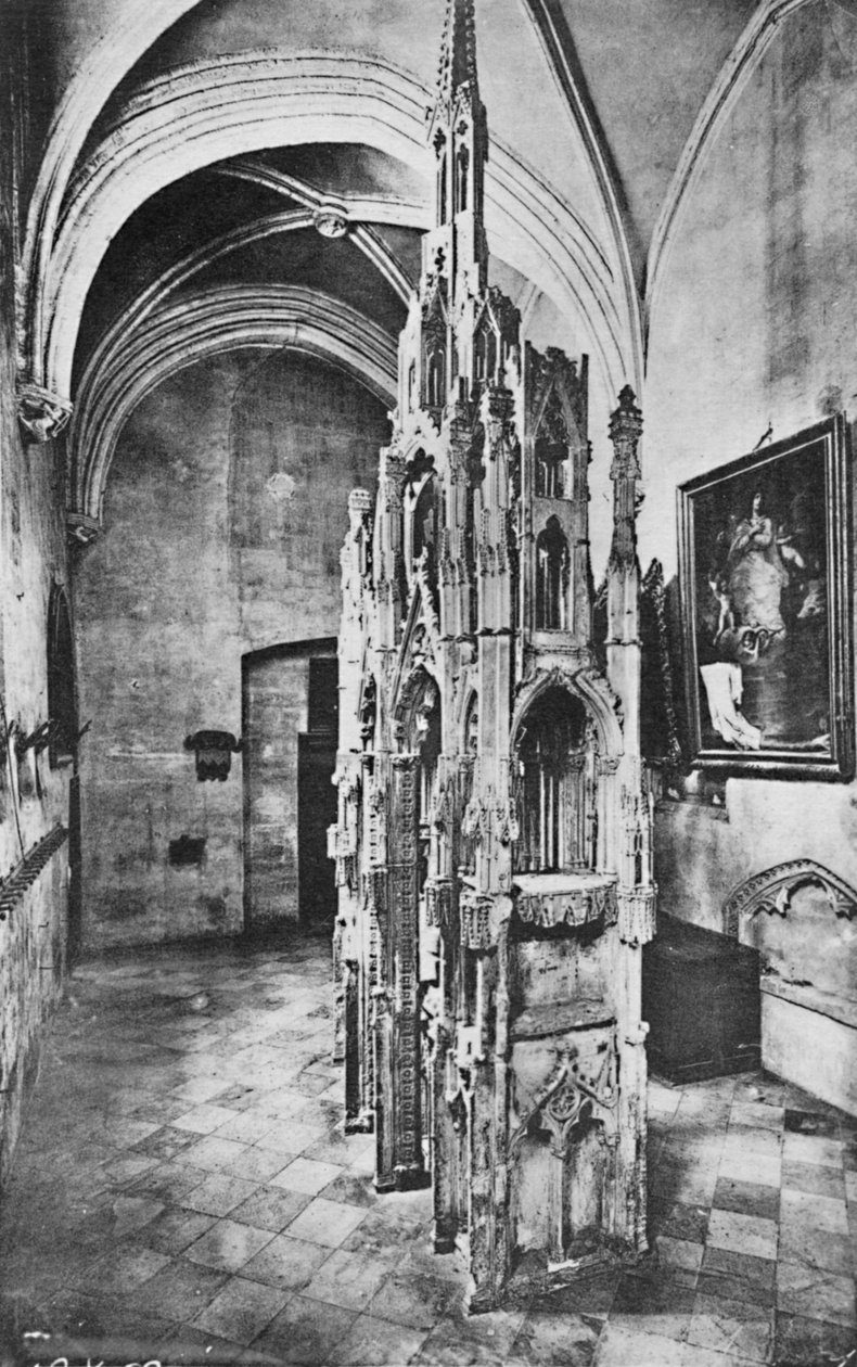 Vnitřní hrobka papeže Jeana XXII., c1925 od Unbekannt