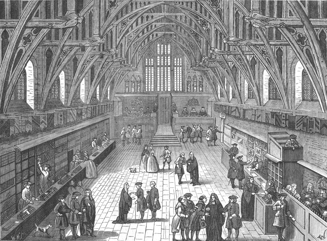 Interiér Old Westminster Hall, 1797 1897 od Unbekannt