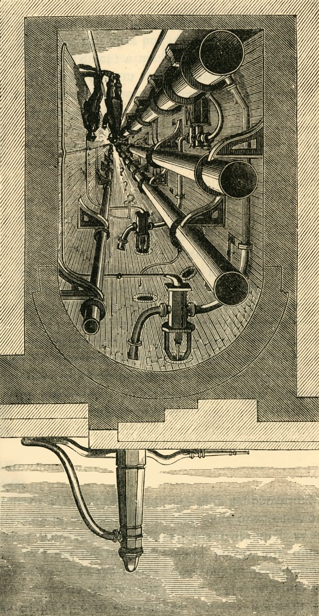 Interiér metra, Holborn viadukt, c1876. od Unbekannt