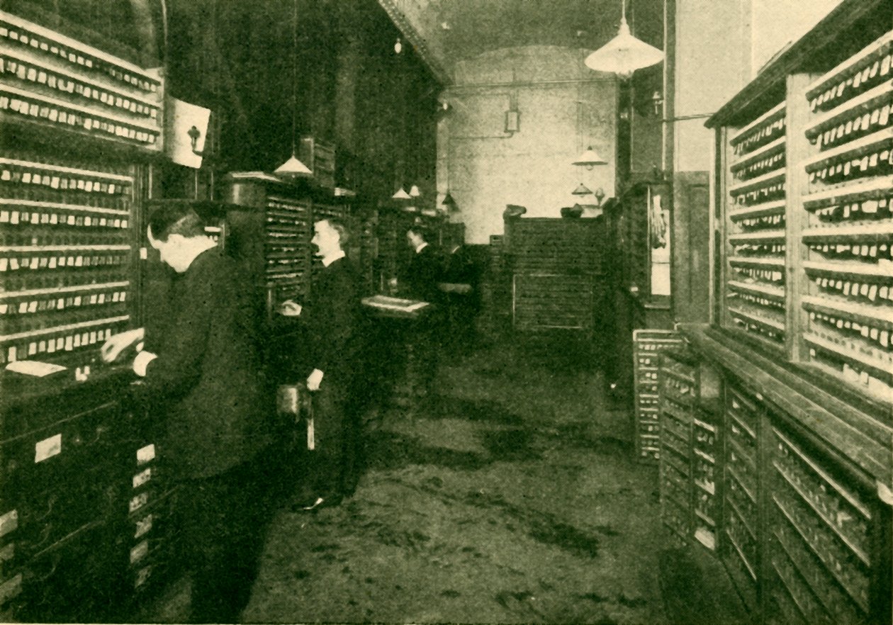 Interiér Great Western Booking-Office, 1930. od Unbekannt