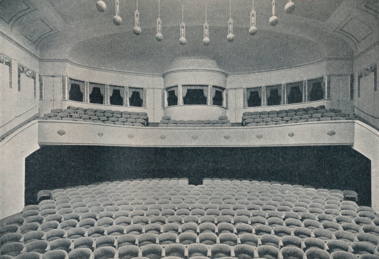 Interiér nového divadla Kino ve West Endu v Berlíně, c1913 od Unbekannt
