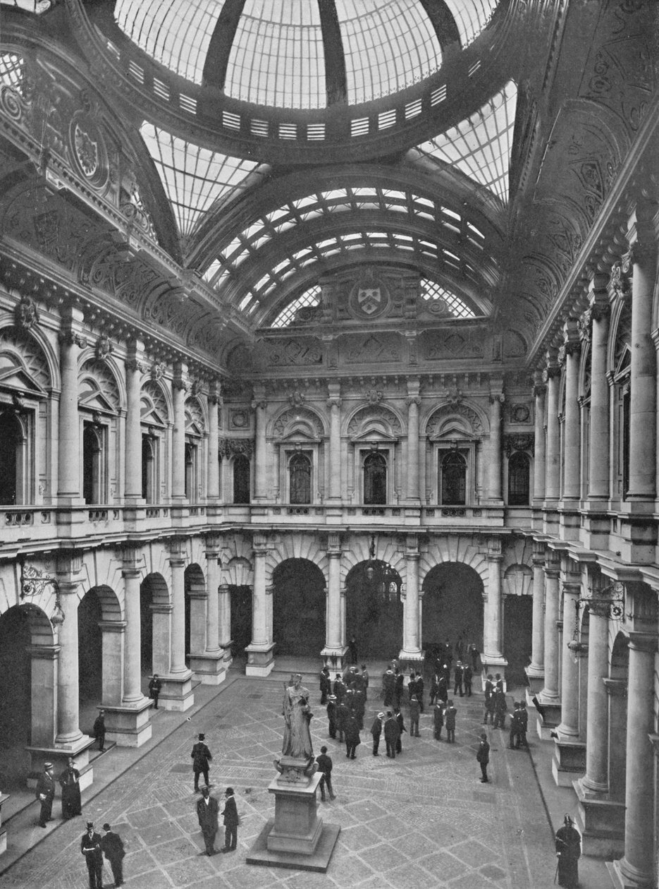Interiér Royal Exchange, City of London, c1910 1911 od Unbekannt