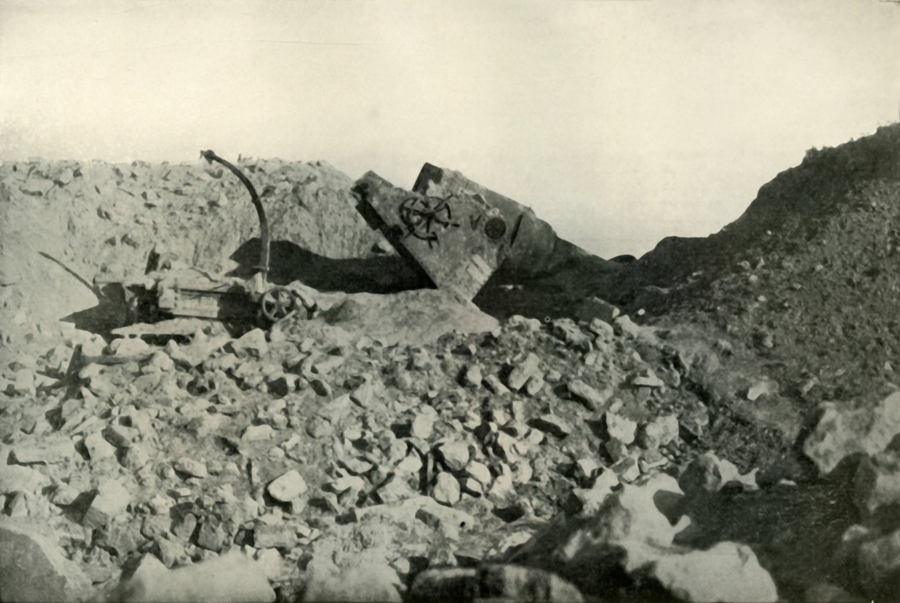 Interiér pevností Seddul Bahr, 1919. od Unbekannt