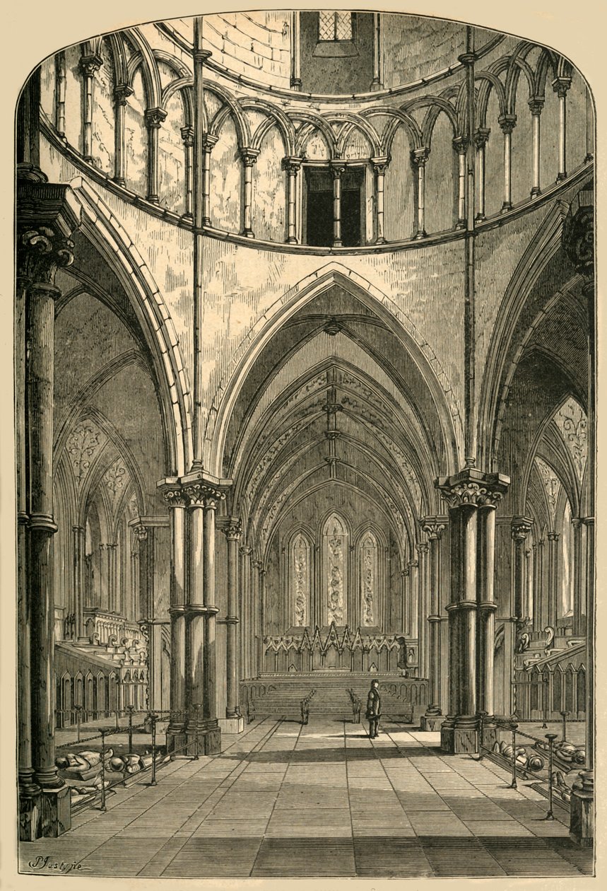 Interiér chrámového kostela, 1870, 1897. od Unbekannt