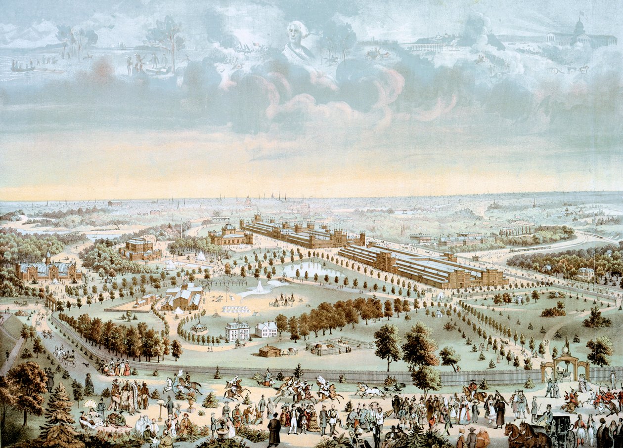 Mezinárodní výstava z roku 1876 se konala ve Philadelphii, Pennslvania, USA, 1876 od Unbekannt