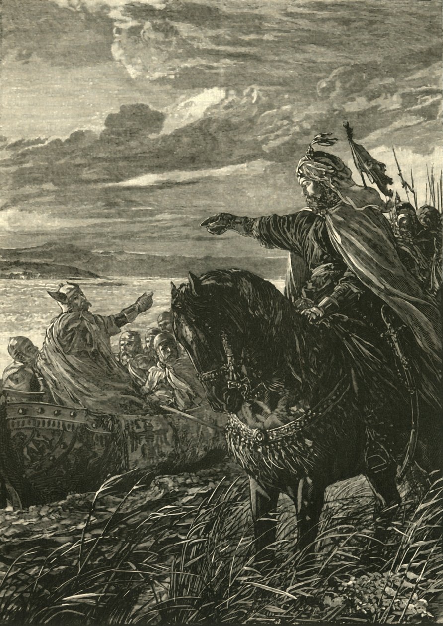 Rozhovor mezi Johnem Zimisces a Sviatoslaf, 969 AD, 1890. od Unbekannt