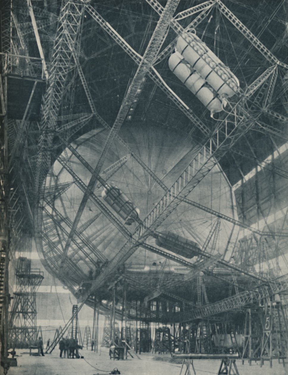 Složitosti rámce a válce: R101 in the Making, c1935 od Unbekannt