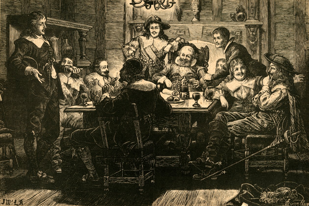 Představení Randolpha Benu Jonsonovi v Devil Tavern, 1897. od Unbekannt