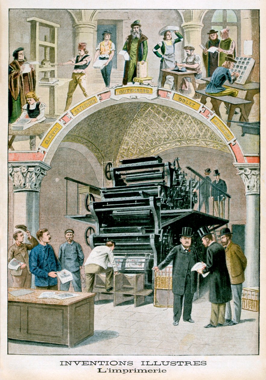 Vynálezy, Tiskárna, 1901 od Unbekannt