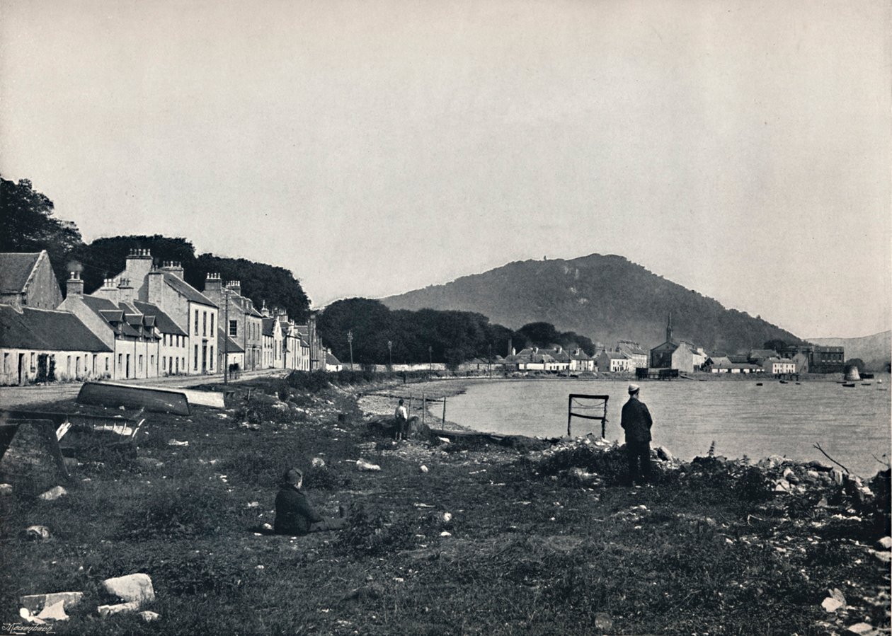 Inveraray - Město a kopec Duniquoich, 1895 od Unbekannt