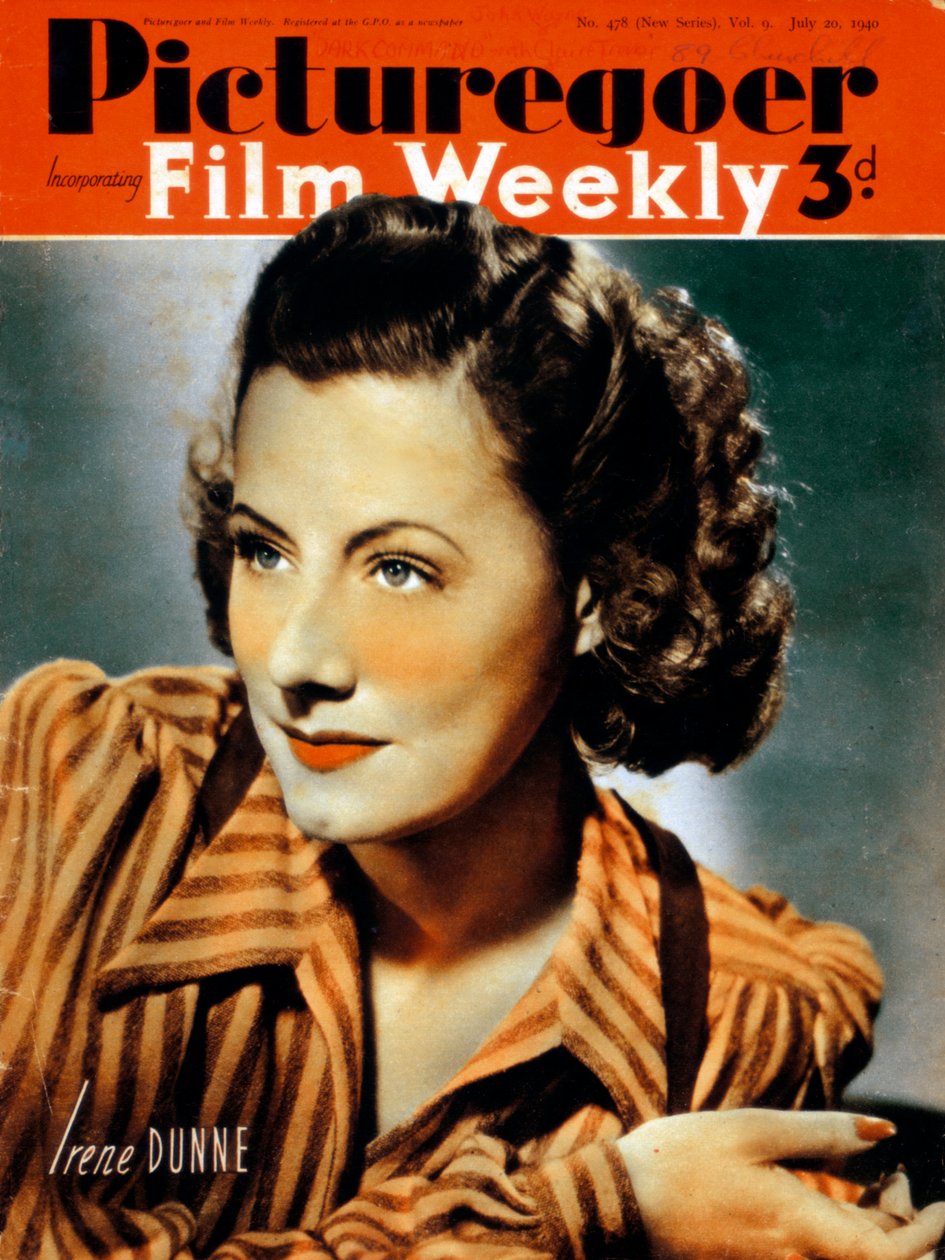 Irene Dunne 1898-1990, americká herečka, 1940 od Unbekannt