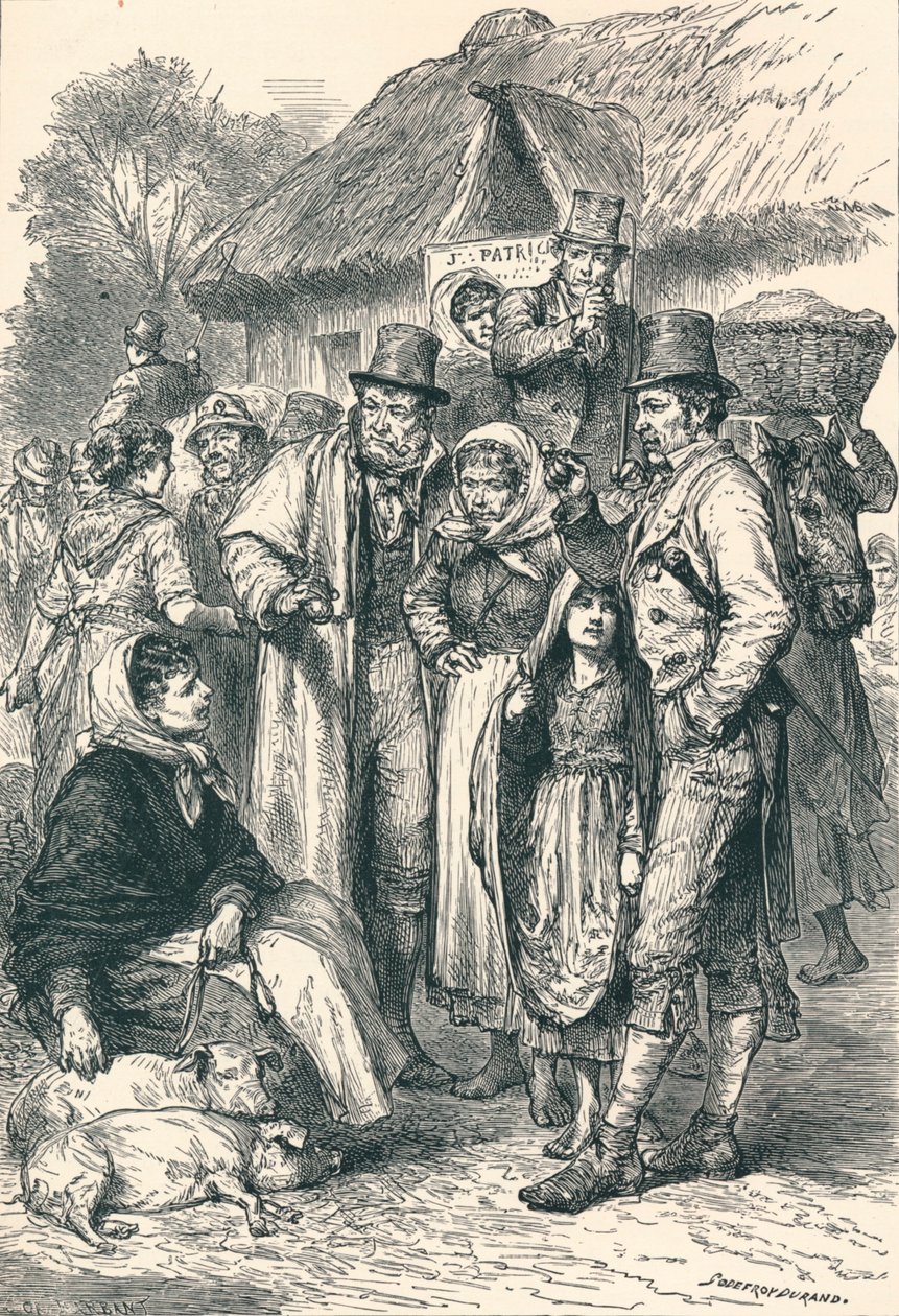 Irští rolníci, 1896 od Unbekannt