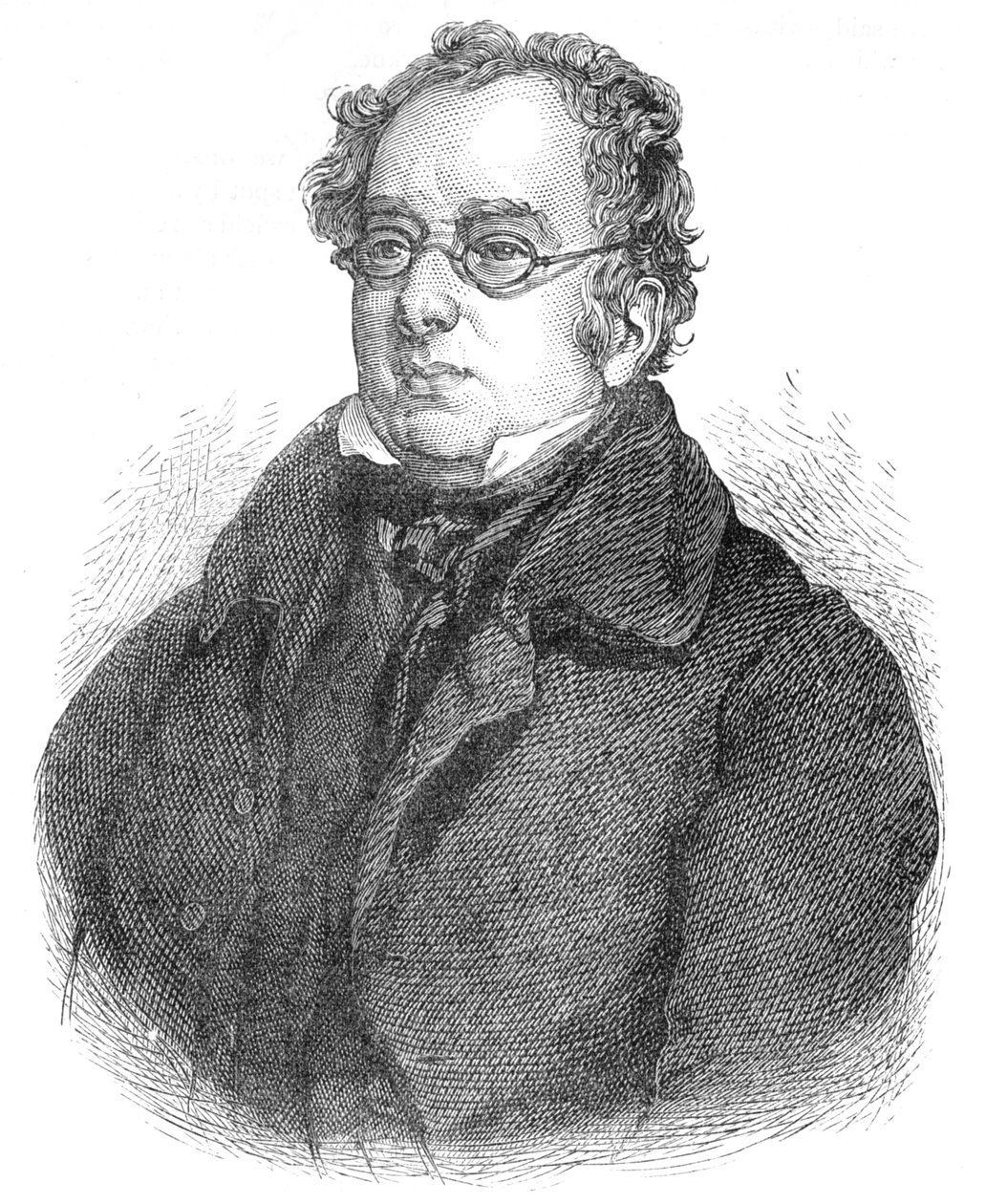 Isaac DISraeli, britský spisovatel a učenec, c1840 1878 od Unbekannt