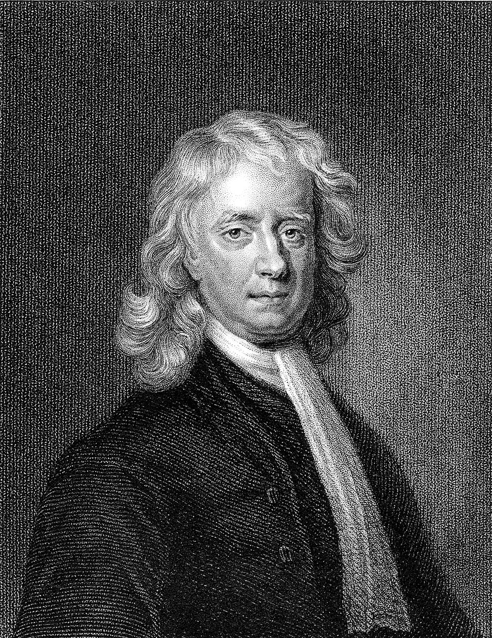 Isaac Newton , anglický matematik a fyzik od Unbekannt