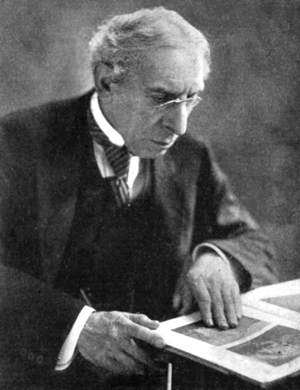 Israel Zangwill 1864-1926, sionista a spisovatel anglického původu, počátek 20. století od Unbekannt