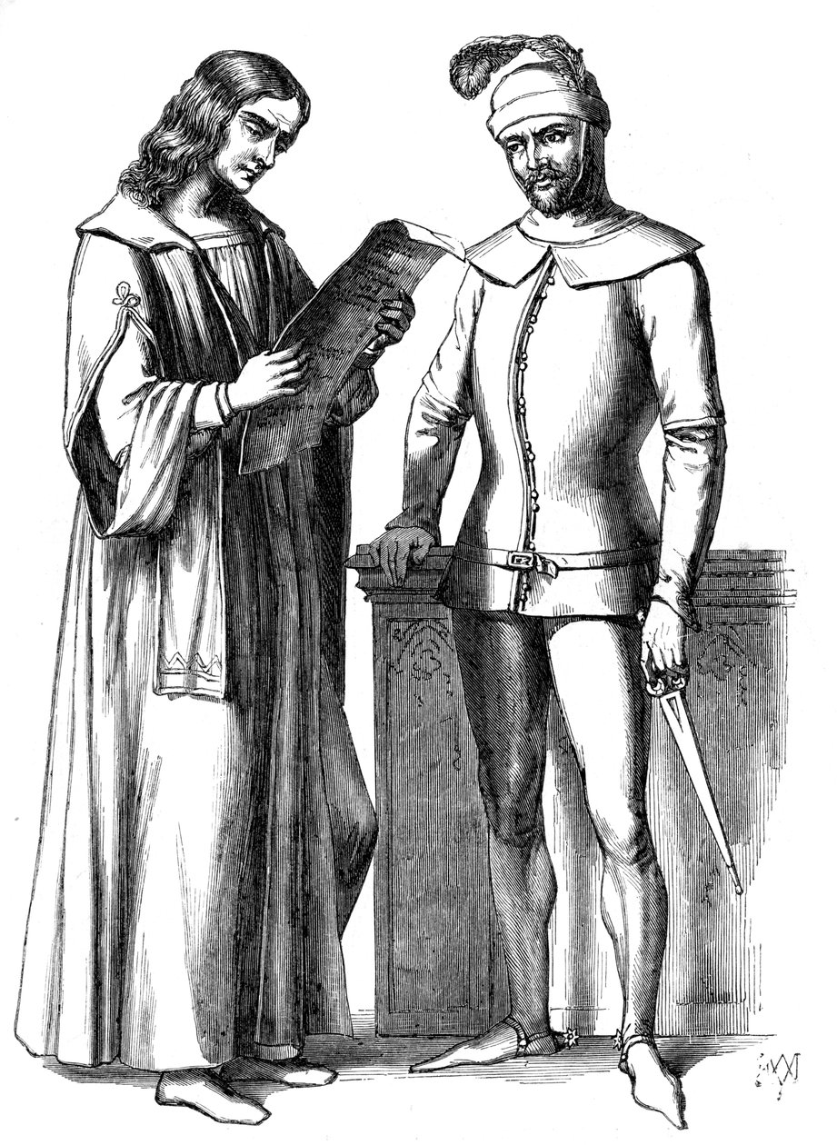 Italské kostýmy 15. století 1849 od Unbekannt