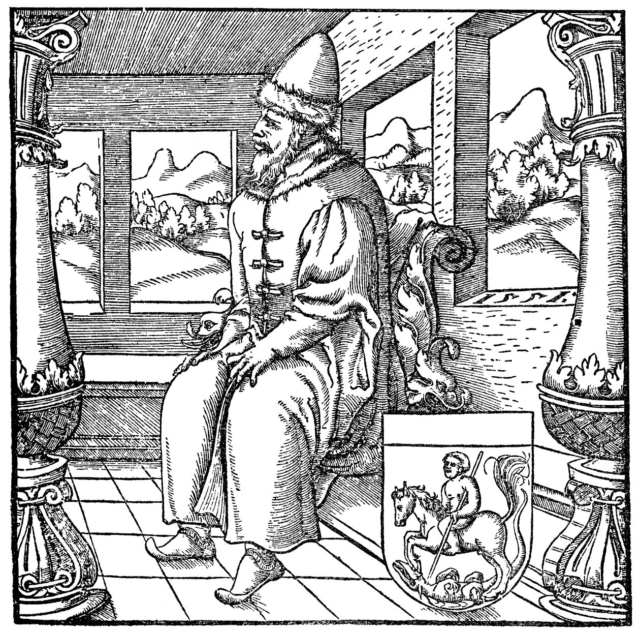 Ivan IV, car ruský od Unbekannt