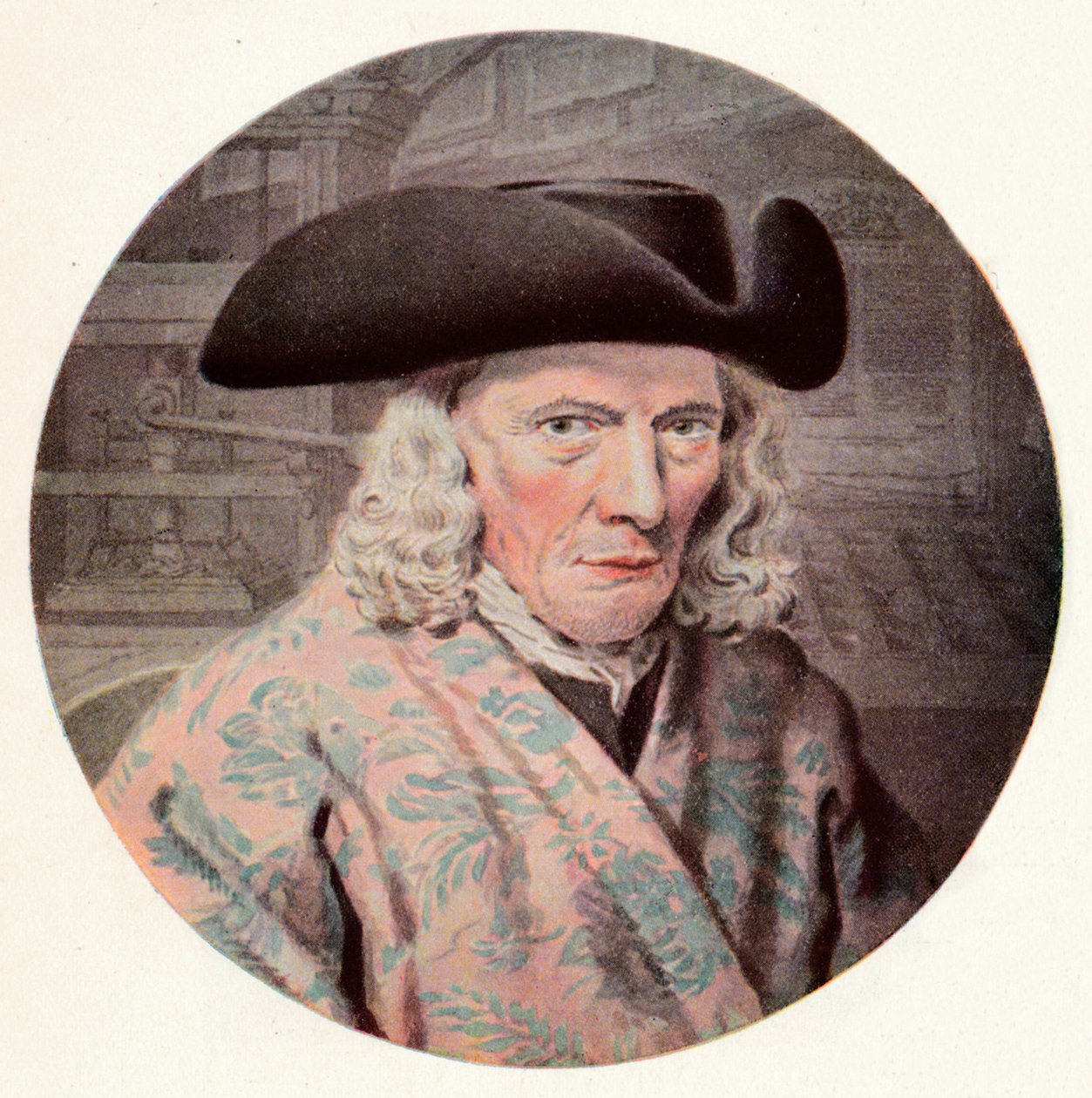 Izaak Enschede 1681-1761, zakladatel tiskárny Royal Joh. Enschede, c18. století od Unbekannt