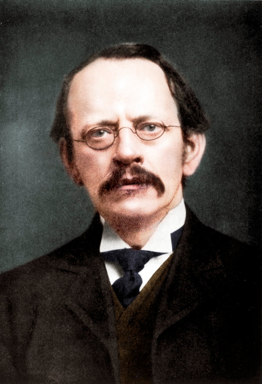 JJ Thomson, britský fyzik, c1896-c1915 od Unbekannt