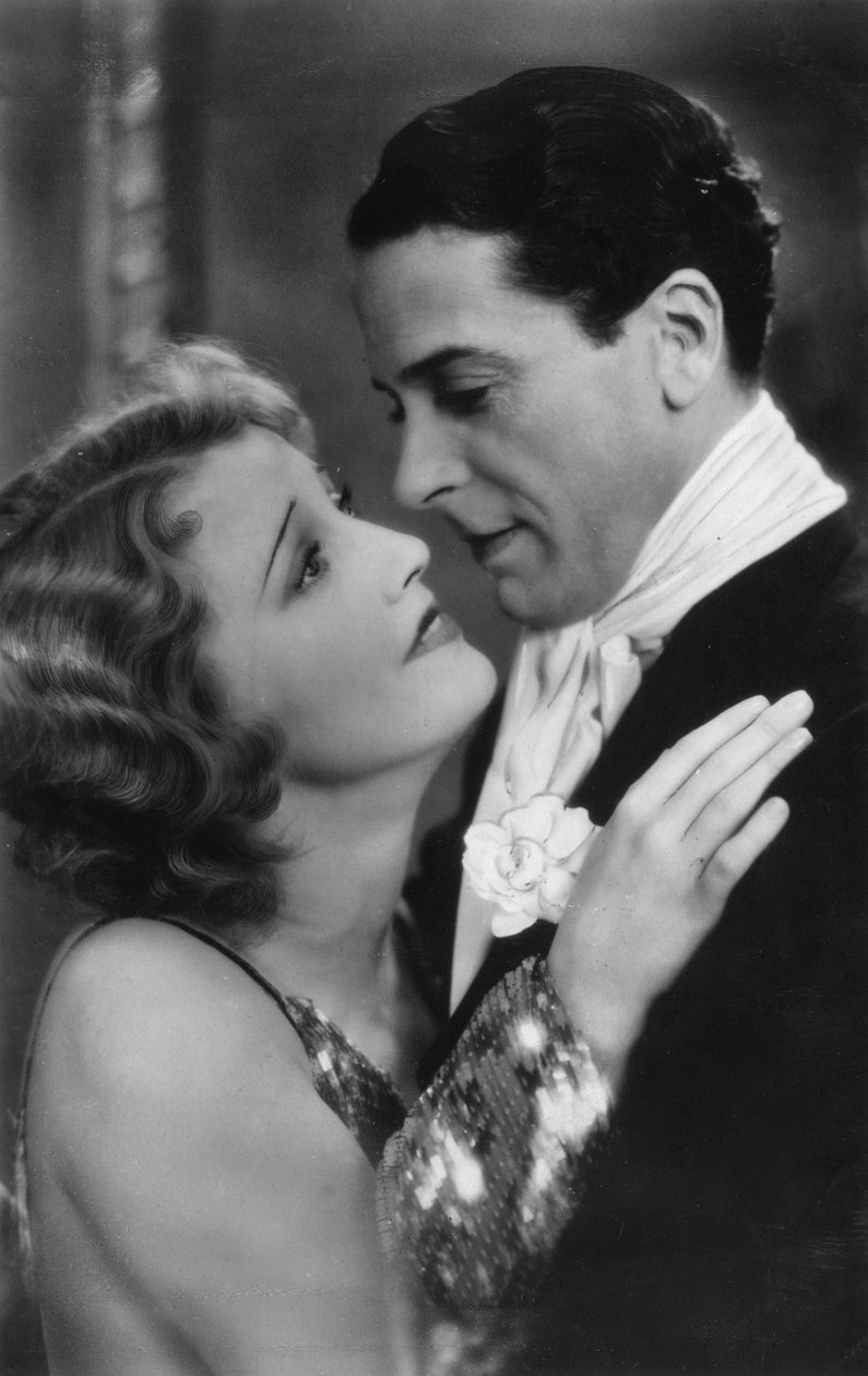 Jack Buchanan 1891-1957 a Jeanette MacDonald 1903-1965, herci, 20. stol. od Unbekannt
