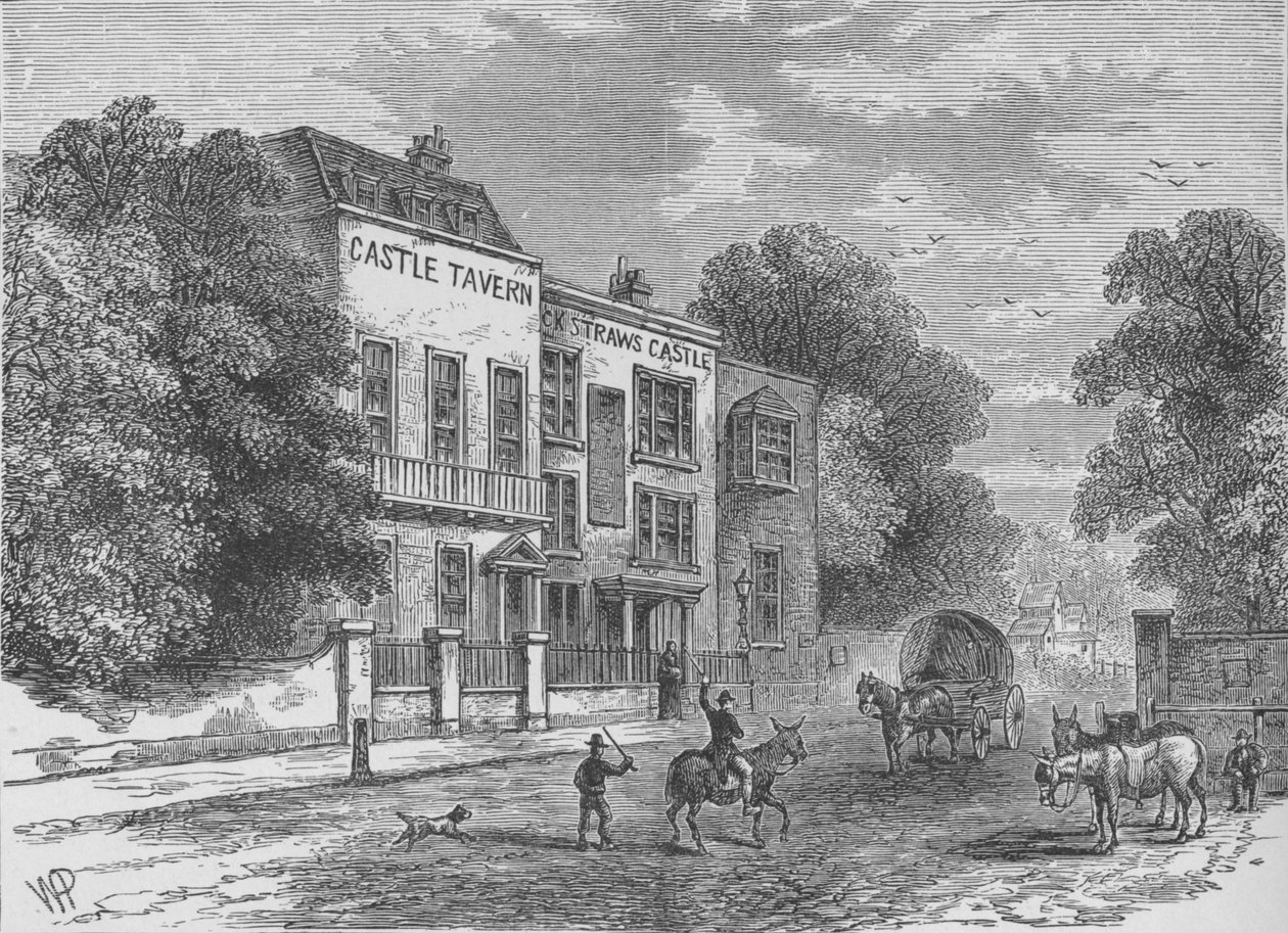 Jack Straws Castle, Hampstead, Londýn, c1900 1911 od Unbekannt