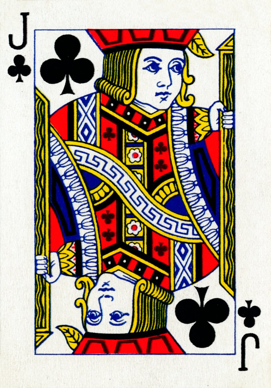 Jack of Clubs z balíčku hracích karet Goodall & Son Ltd., c1940 od Unbekannt