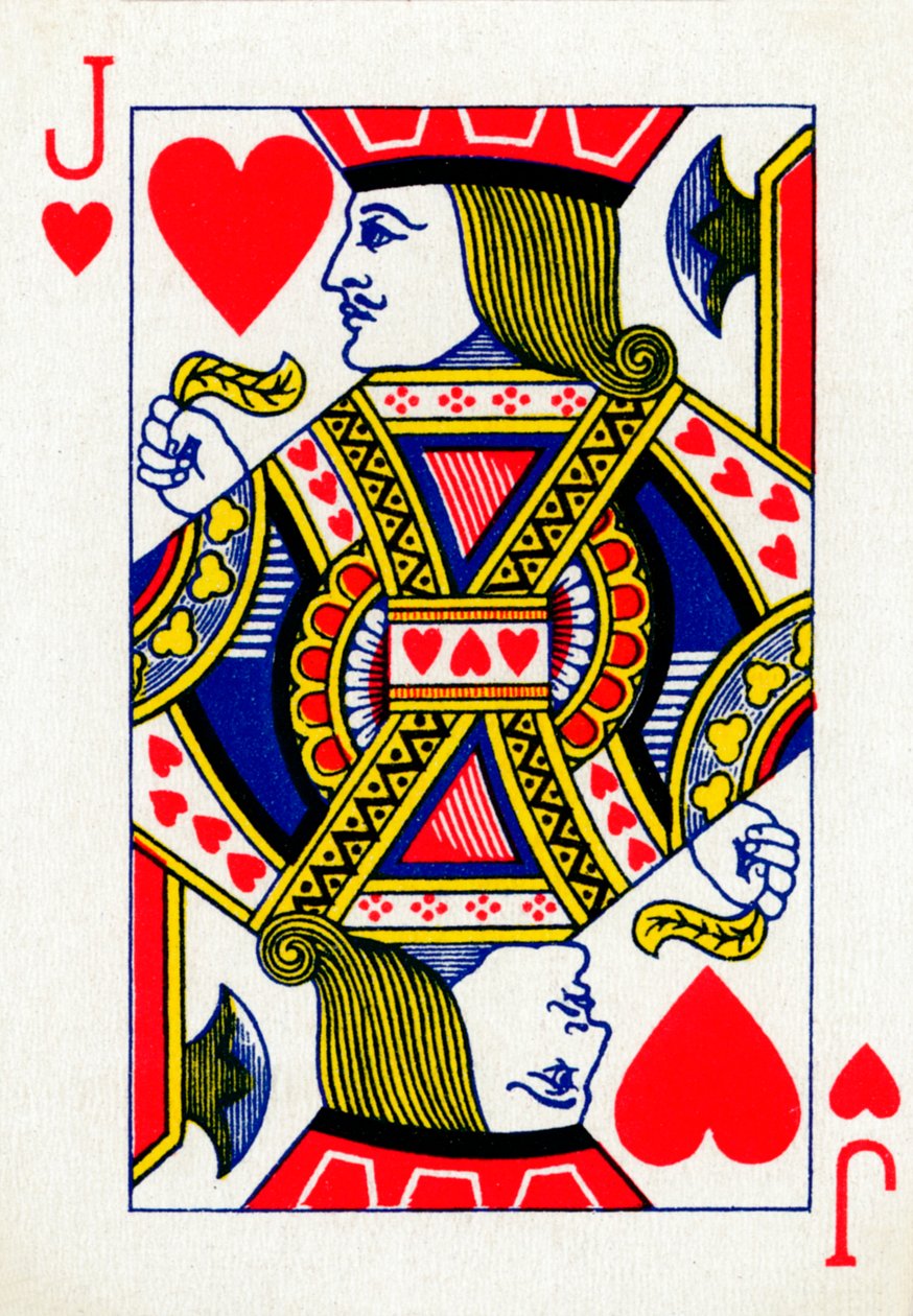 Jack of Hearts z balíčku hracích karet Goodall & Son Ltd., c1940 od Unbekannt