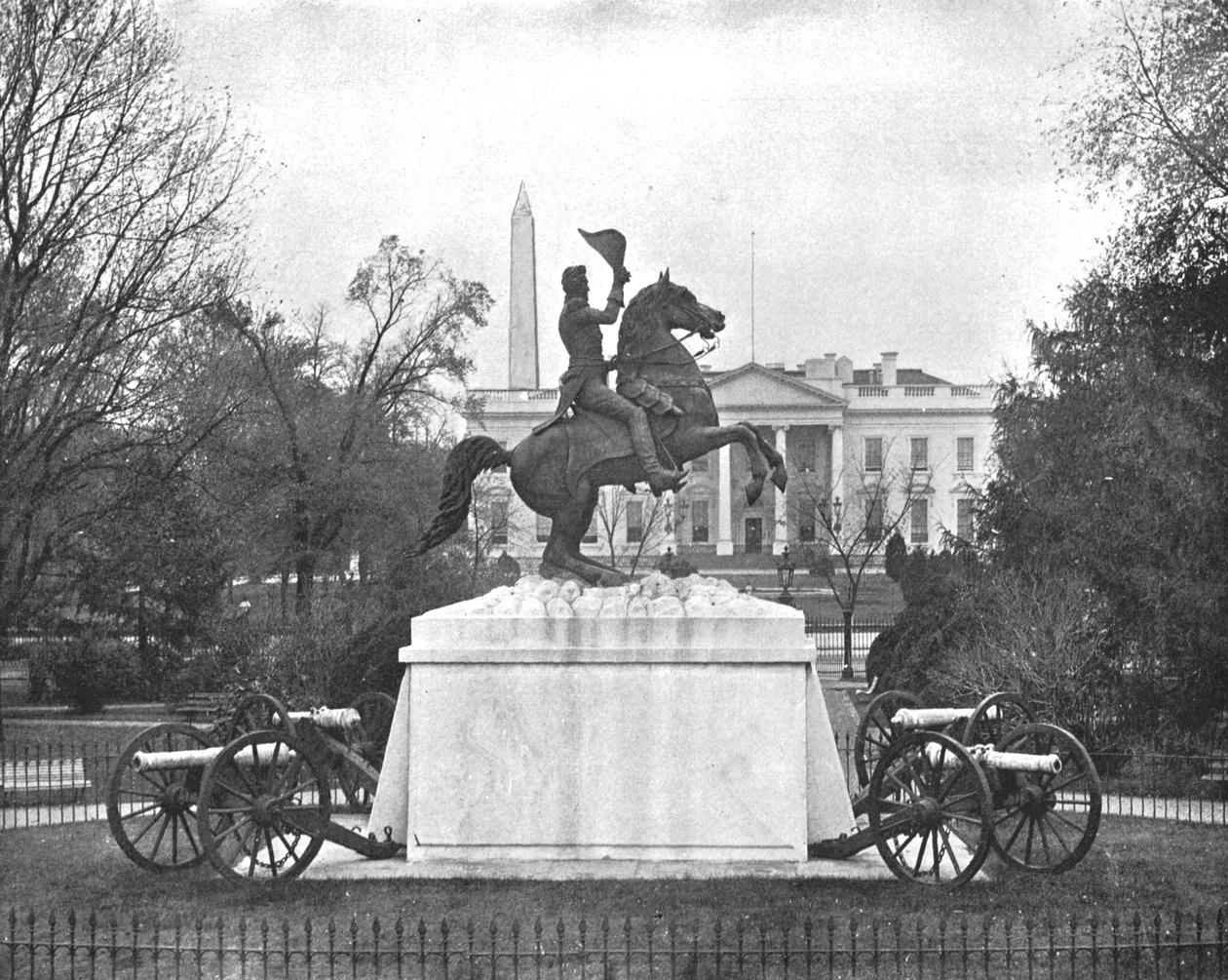 Jacksonova socha, Lafayette Square, Washington DC, USA, c1900. od Unbekannt