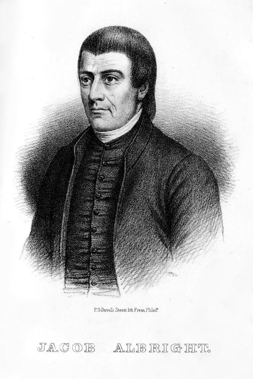 Jacob Albright, americký křesťanský vůdce, 1854 od Unbekannt