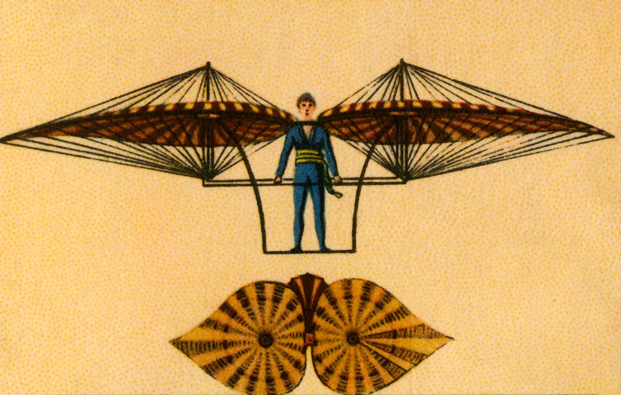 Jacob Degens létající stroj, 1808, 1932. od Unbekannt