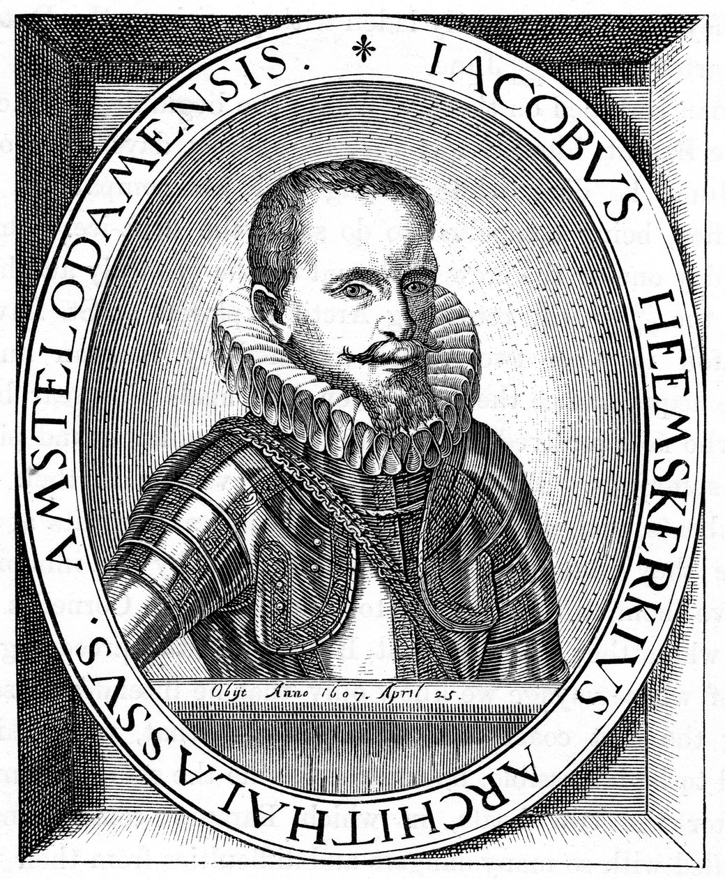 Jacob van Heemskerk, holandský námořní důstojník a průzkumník, c1595 od Unbekannt
