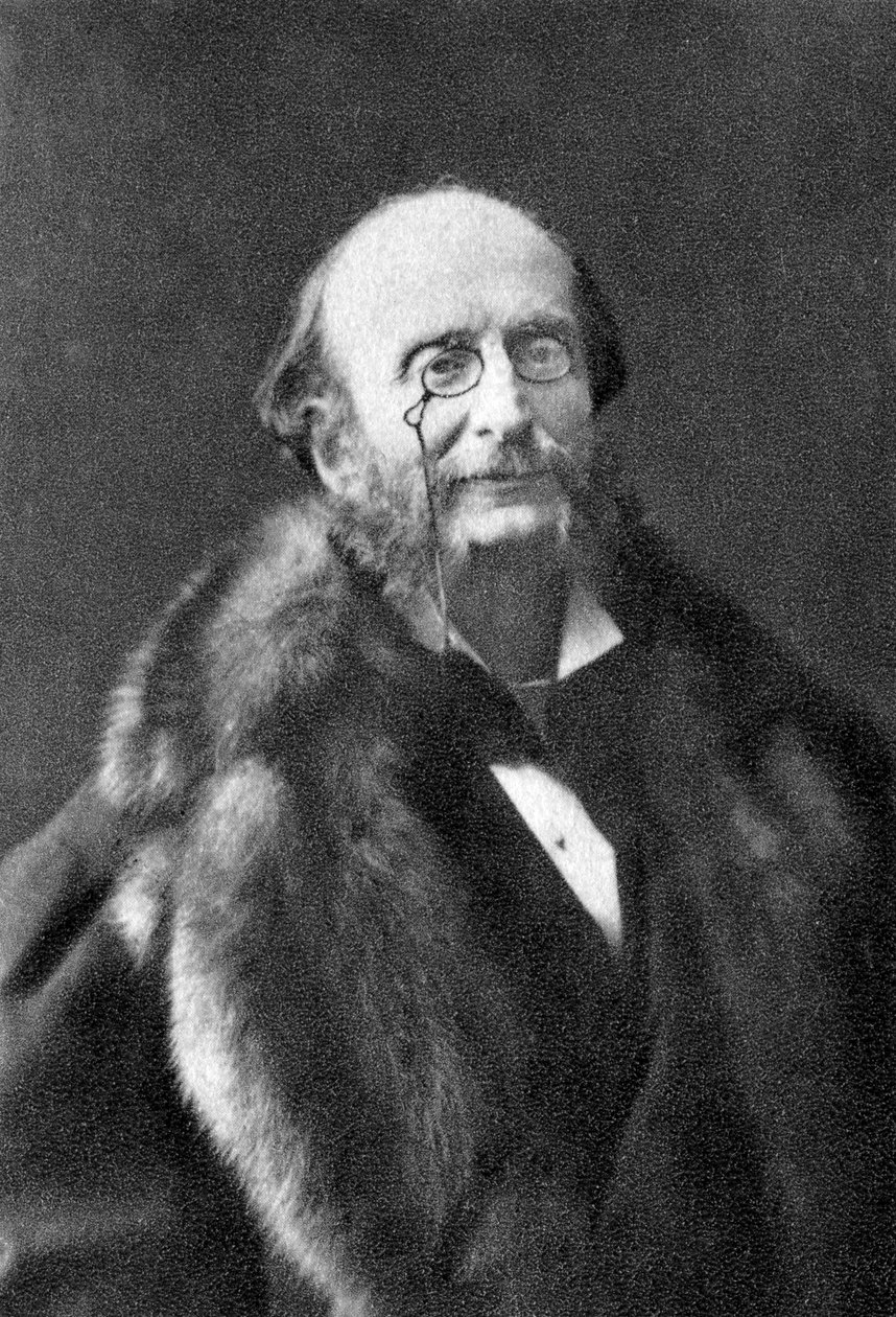 Jacques Offenbach, francouzský skladatel německého původu, 1878 od Unbekannt