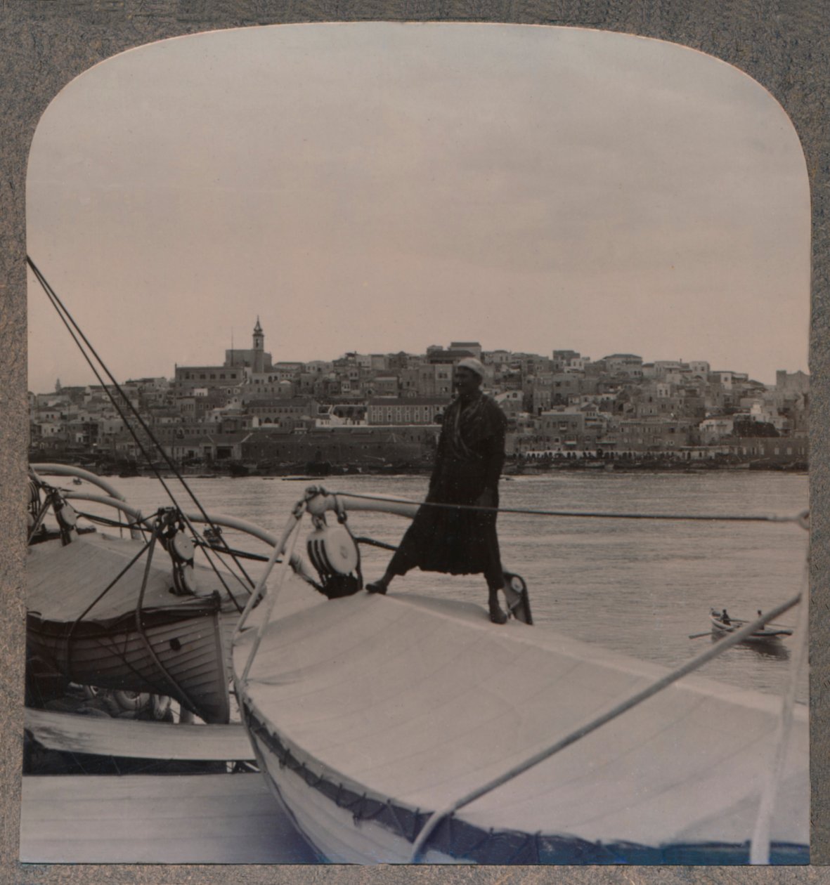 Jaffa, starověká Joppa z moře, c1900 od Unbekannt