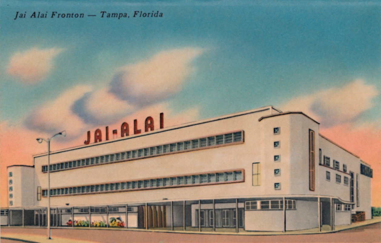Jai Alai Fronton - Tampa, Florida, c1940 od Unbekannt