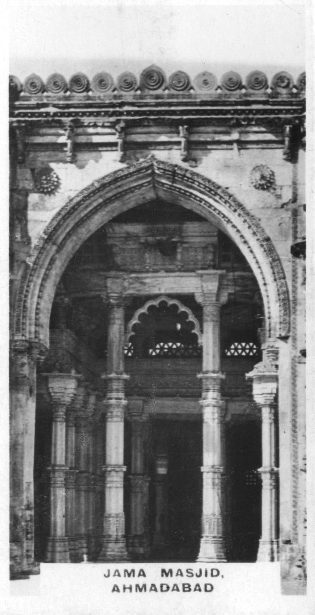 Jama Masjid, Ahmedabad, Gujarat, Indie, 1925 od Unbekannt
